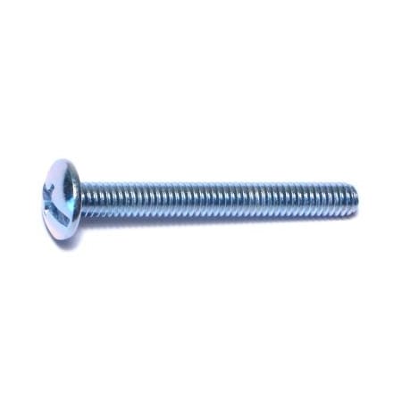 Midwest Fastener #8-32 x 1-1/2 in Combination Phillips/Slotted Truss Machine Screw, Zinc Plated Steel, 40 PK 930965